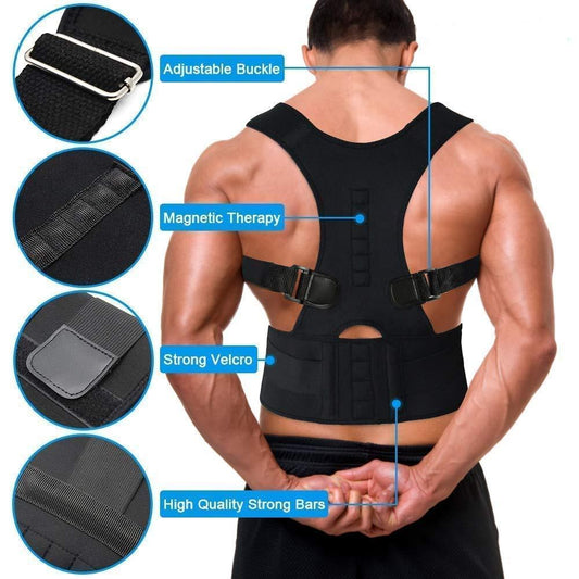 Back & Abdomen Support Pain Relief Posture Corrector Belt